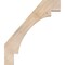 Ekena Millwork 3 1/2"W x 26"D x 30"H Merced Smooth Knee Brace, Douglas Fir BRC04X26X30MRC00SDF - alternate 3